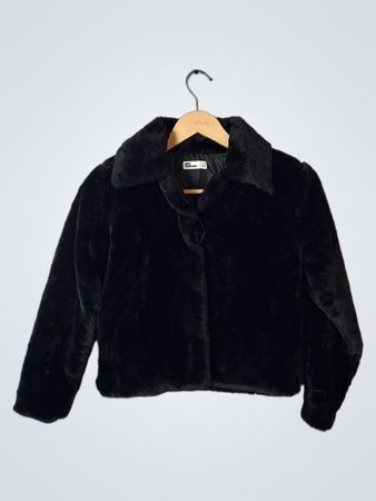 Black Faux Fur Jacket
