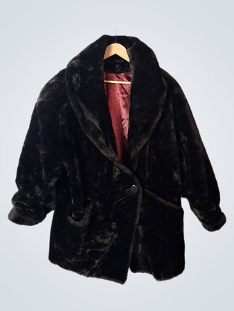 Black Fur Coat
