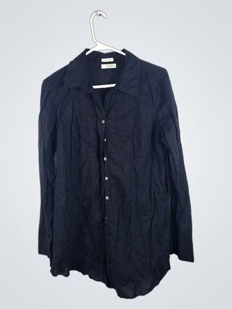 Old Navy Navy Blue Button-Down Shirt