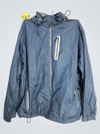 SwissWell Blue Windbreaker Jacket