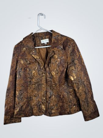 erin london Snakeskin Jacket