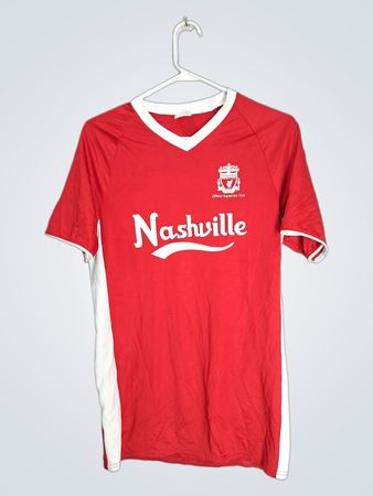 Red T-Shirt with White Accents and “Nashville” Text