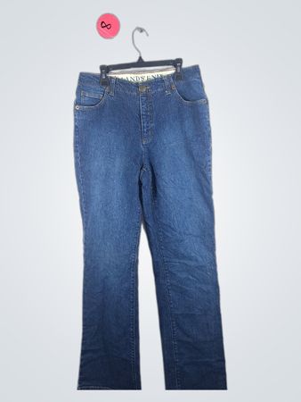 Lands' End Blue Bootcut Jeans