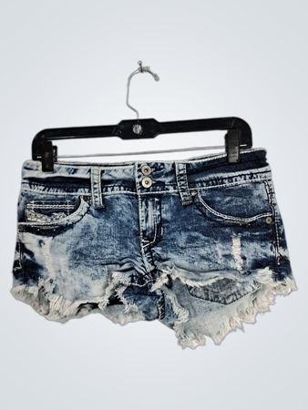 Hydraulic Denim Shorts