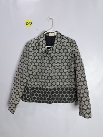 Chico's Black and White Polka Dot Jacket
