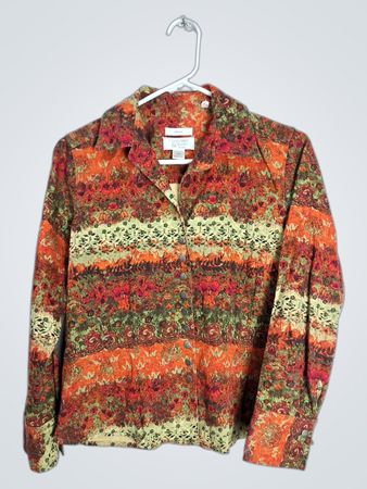 Christopher & Banks Petite Floral Blazer