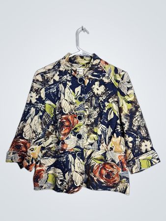 Coldwater Creek Floral Shirt