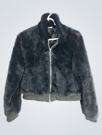 Black Faux Fur Jacket