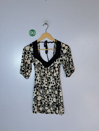 Black and White Polka Dot Dress