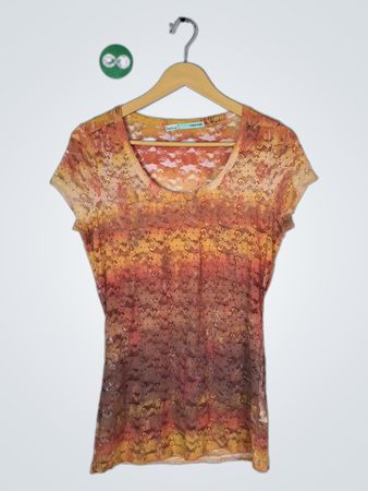 Maurices Orange Floral Top