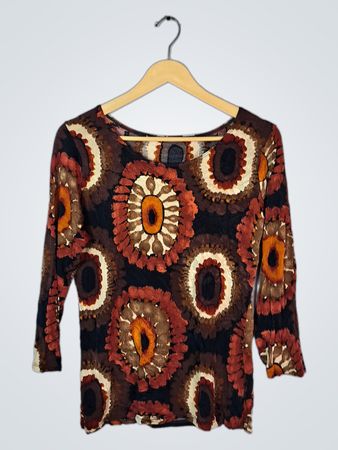 Blouse with Floral Pattern