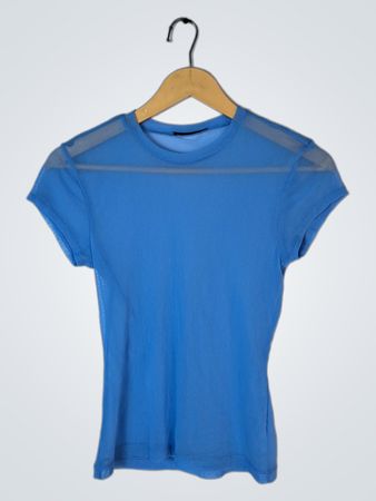 Blue Mesh T-Shirt