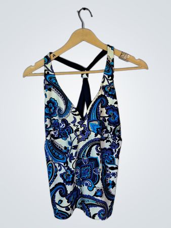 Blue Paisley Leotard