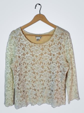 Coldwater Creek Lace Top