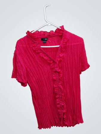 east 5th Pink Ruffled Blouse