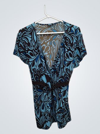 APT.9 Blue Floral Romper