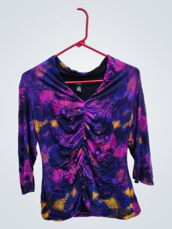 Alfani Tie-Dye Blouse