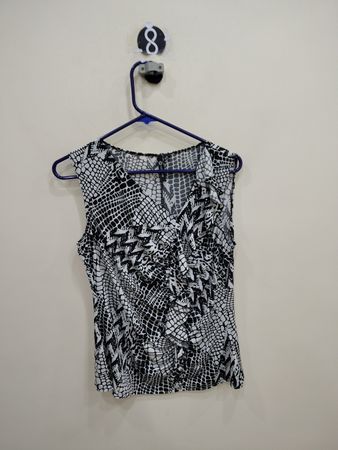 MINI Sleeveless Animal Print Top