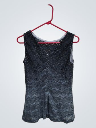 Black Sequined Top
