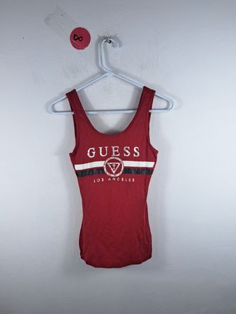 GUESS Red Tank Top