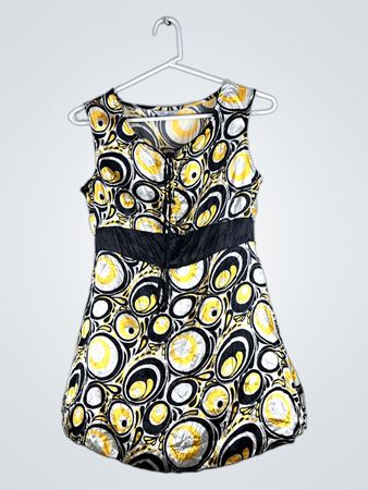 Fan June Sleeveless Mini Dress