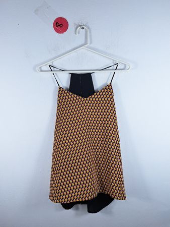 Multicolored Patterned Dress