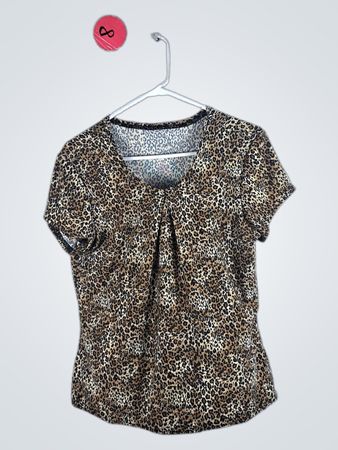 Leopard Print Blouse