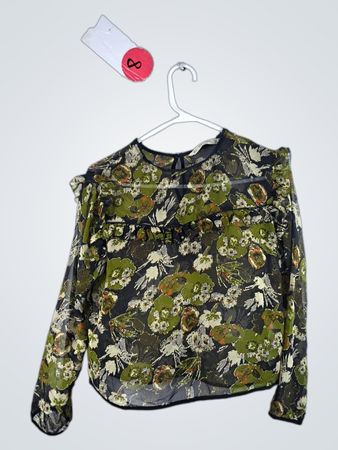 Zara Basic Collection Floral Blouse