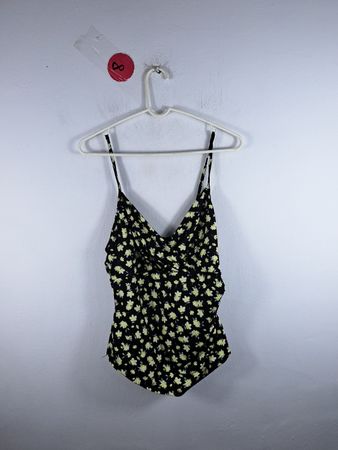 Black Floral Bodysuit