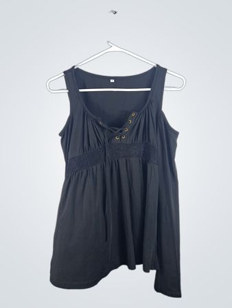 Black Sleeveless Top