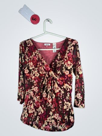 Liz & Co. Floral Blouse
