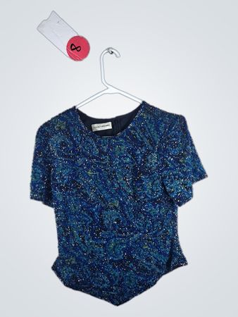 Cecily Brown Beaded Bodysuit