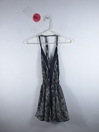 Black and White Paisley Dress
