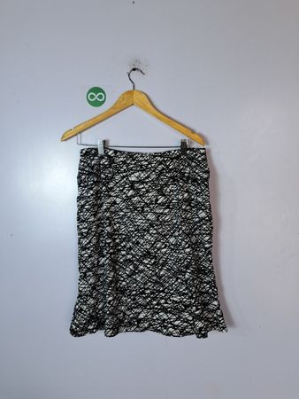 Calvin Klein Black and White Skirt