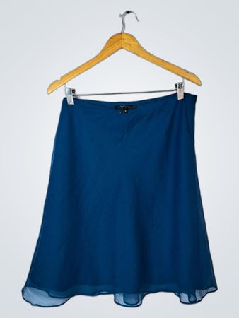 daisy fuertes blue skirt