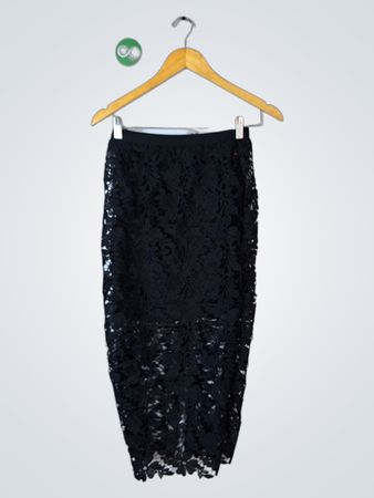 Black Lace Skirt
