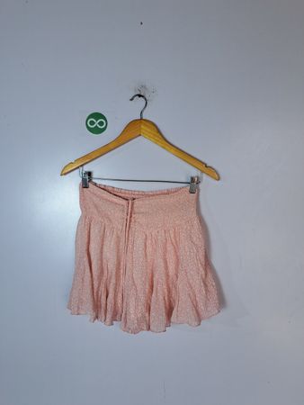 Pink Floral Skirt