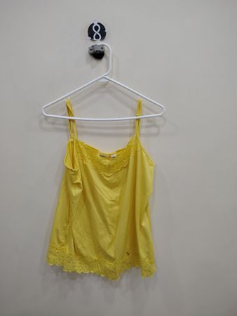 CAFO Yellow Lace Cami Top
