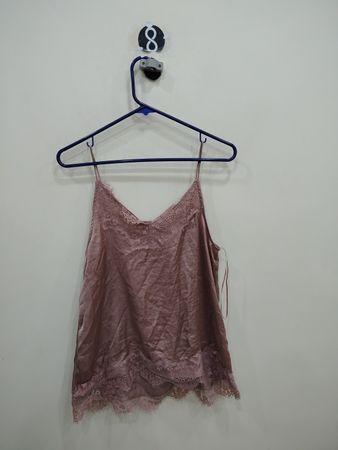 Parker Gray Pink Lace Camisole