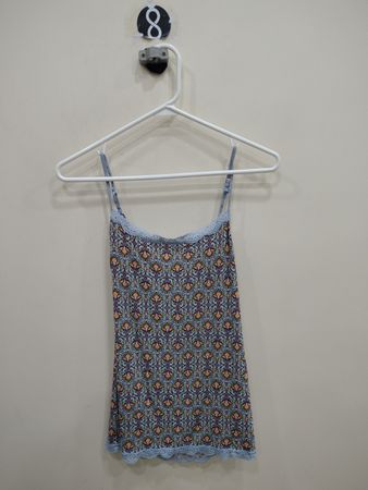 Blue Floral Camisole