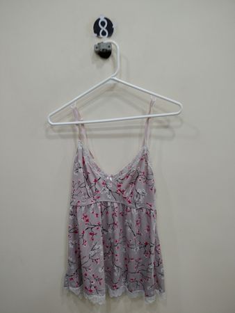 Pink Floral Camisole