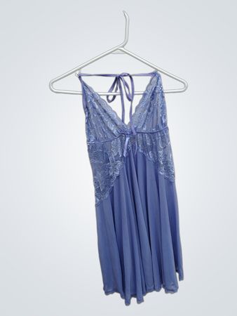 Blue Lace Chemise