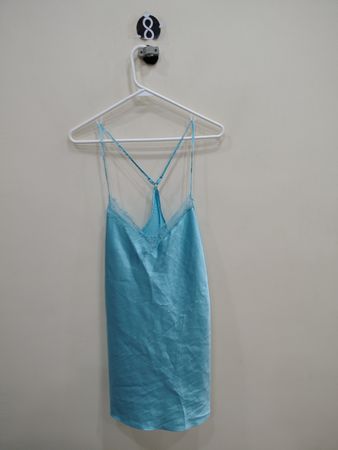 Blue Lace Trim Camisole