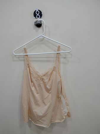 Beige Lace Trim Camisole