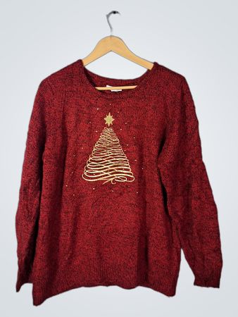 Croft & Barrow Red Knit Sweater