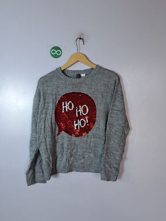 Grey Christmas Sweater