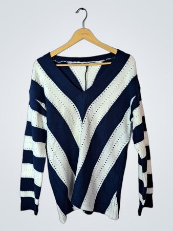 Striped Knit Sweater