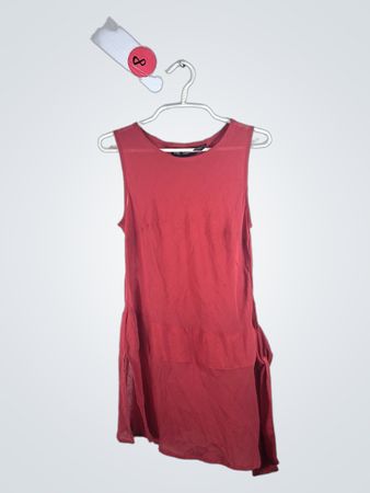 Mille Gabrielle Red Sleeveless Mini Dress