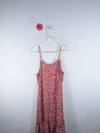 Red Floral Dress