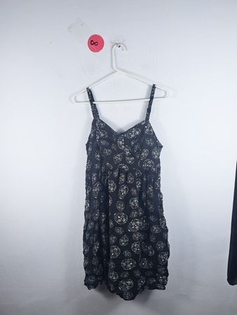 Torrid Black Skull Print Sleeveless Mini Dress